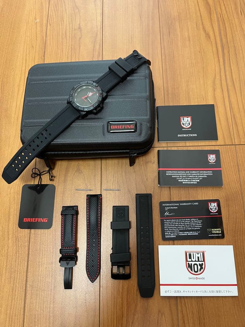 h*4様 ルミノックスxブリーフィング【250本限定品】3051.BO.BRIE