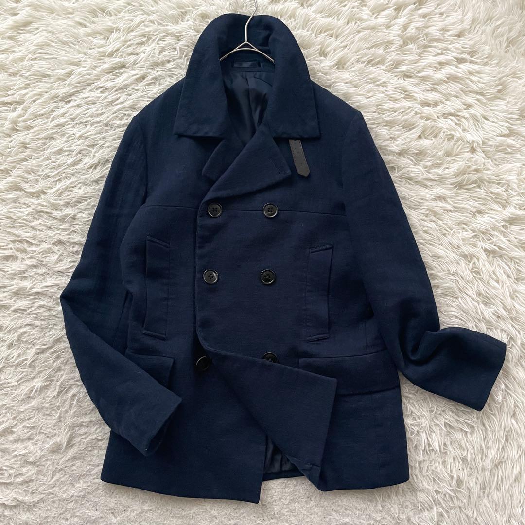 Paul Smith リネン混　ダブル　ウール　コート　ジャケット