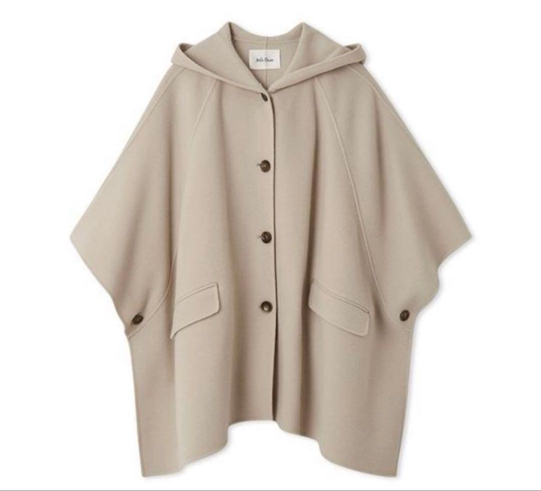 今期　極美品Mila Owen フードポンチョコート