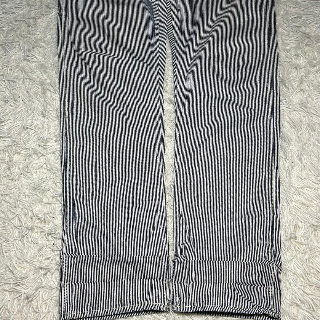 【美品】オアスロウ　ワーク　ペインターパンツ　ヒッコリー　or slow XL