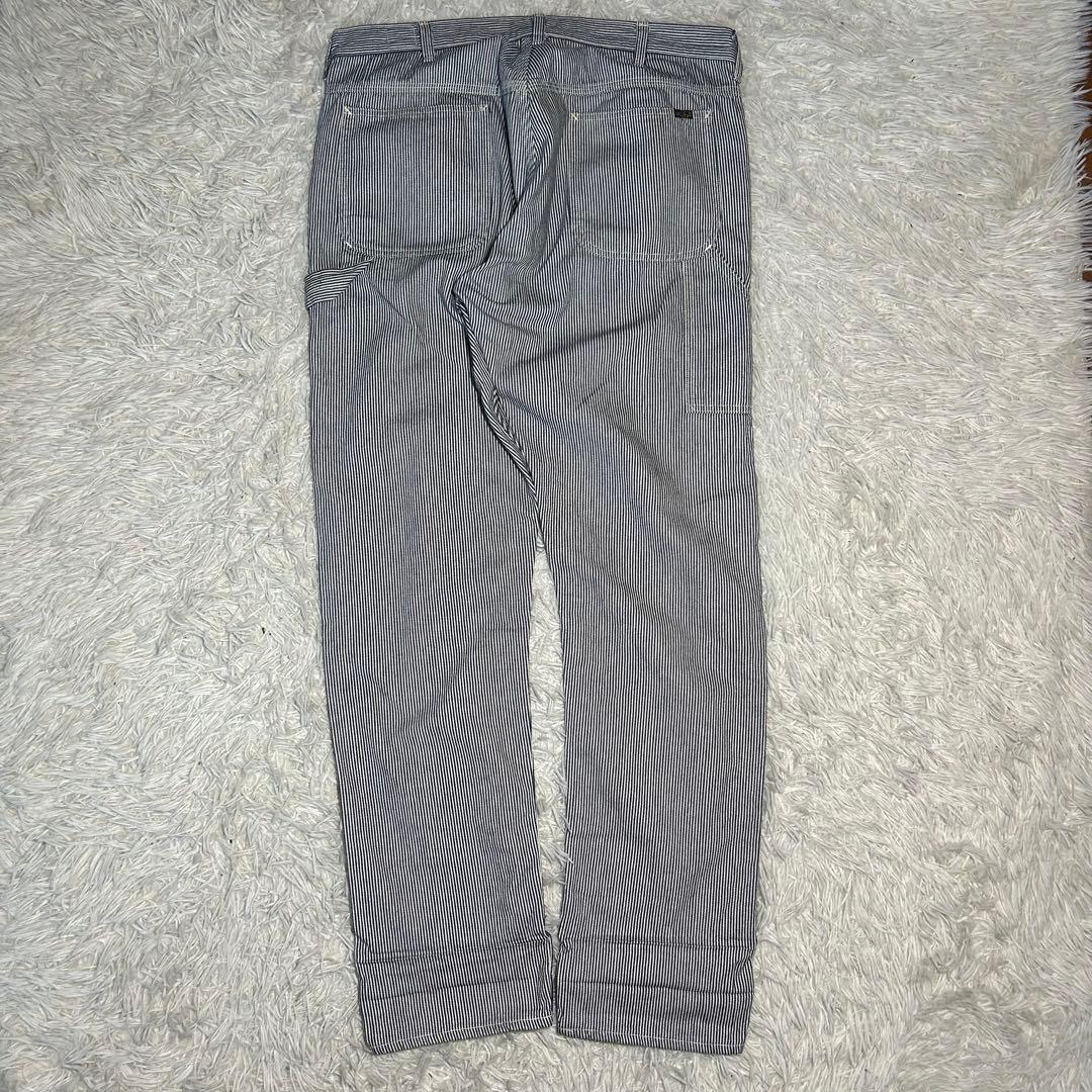 【美品】オアスロウ　ワーク　ペインターパンツ　ヒッコリー　or slow XL