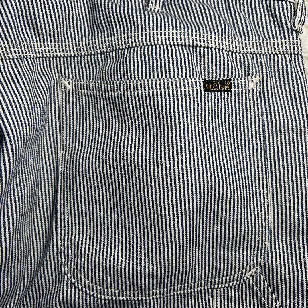 【美品】オアスロウ　ワーク　ペインターパンツ　ヒッコリー　or slow XL