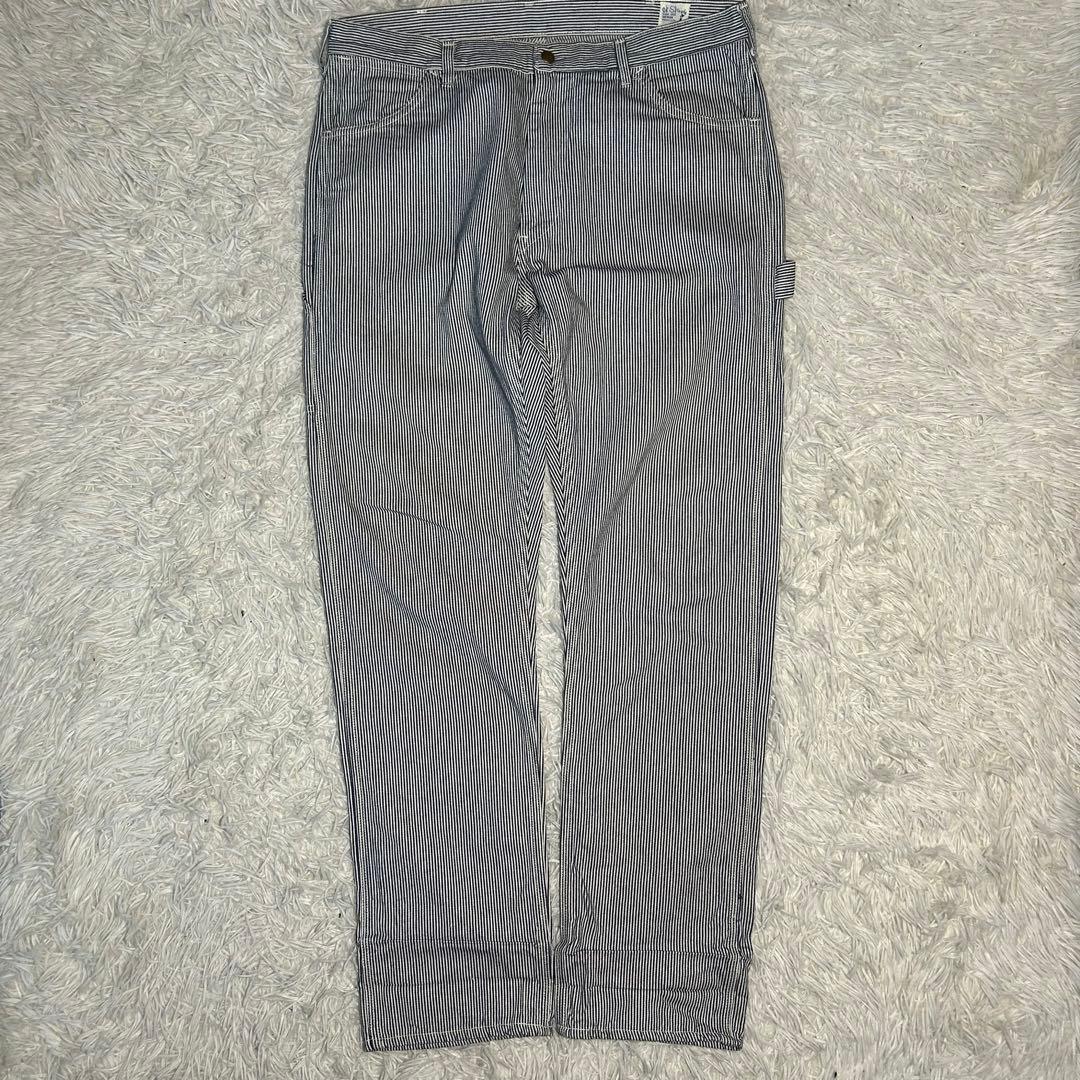 【美品】オアスロウ　ワーク　ペインターパンツ　ヒッコリー　or slow XL