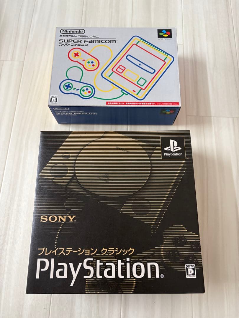 美品箱付き　ニンテンドークラッシクミニ　プレイステーションクラシック
