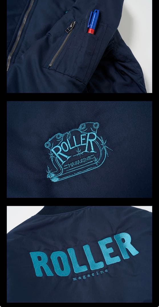 ROLLER MAGAZINE MA-1 Jacket ローラーマガジン　ma1