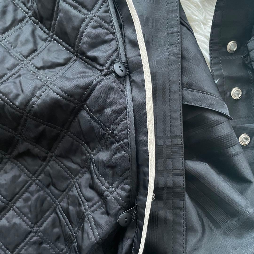 courreges ライナー　ギンガムチェック　2way トレンチ　コート