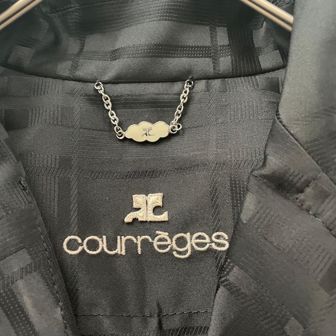 courreges ライナー　ギンガムチェック　2way トレンチ　コート