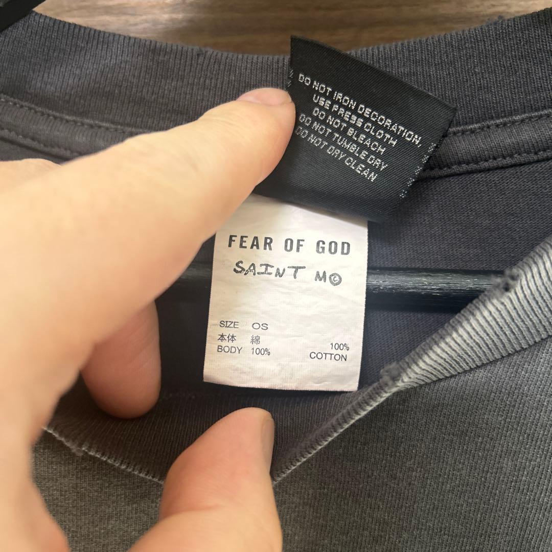 早い者勝ち　正規　セントマイケルx fear of god ロンT OS