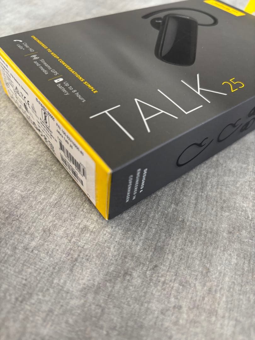 【新品】Jabra TALK25 Bluetooth 片耳ヘッドセット ブラック