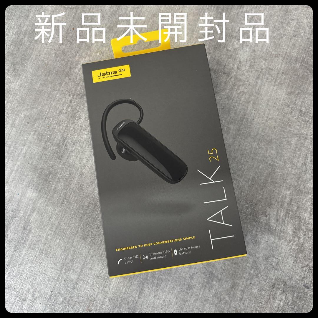 【新品】Jabra TALK25 Bluetooth 片耳ヘッドセット ブラック