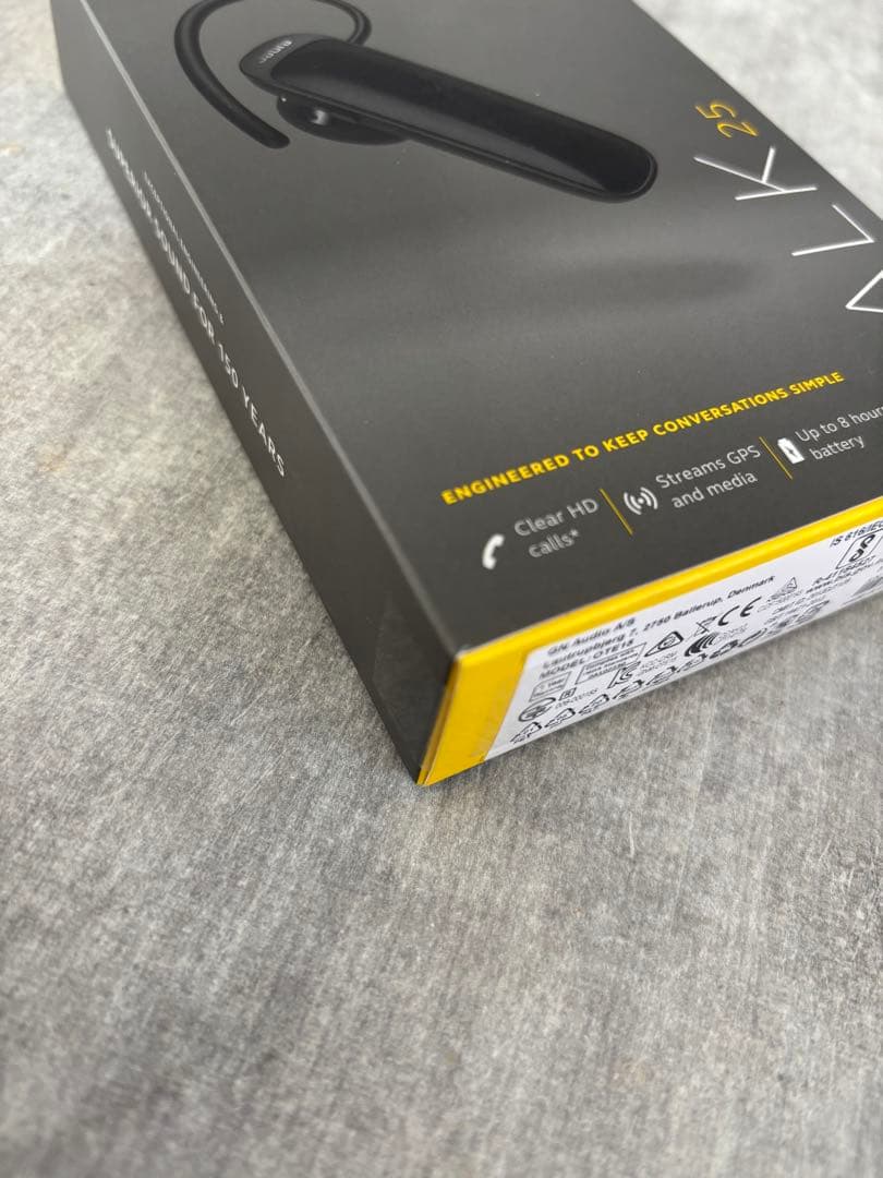 【新品】Jabra TALK25 Bluetooth 片耳ヘッドセット ブラック