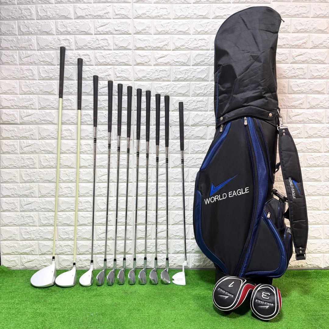 ゴルフセット　初心者応援　ワールドイーグル　WE-5Z 美品　右打ち　すぐ使える