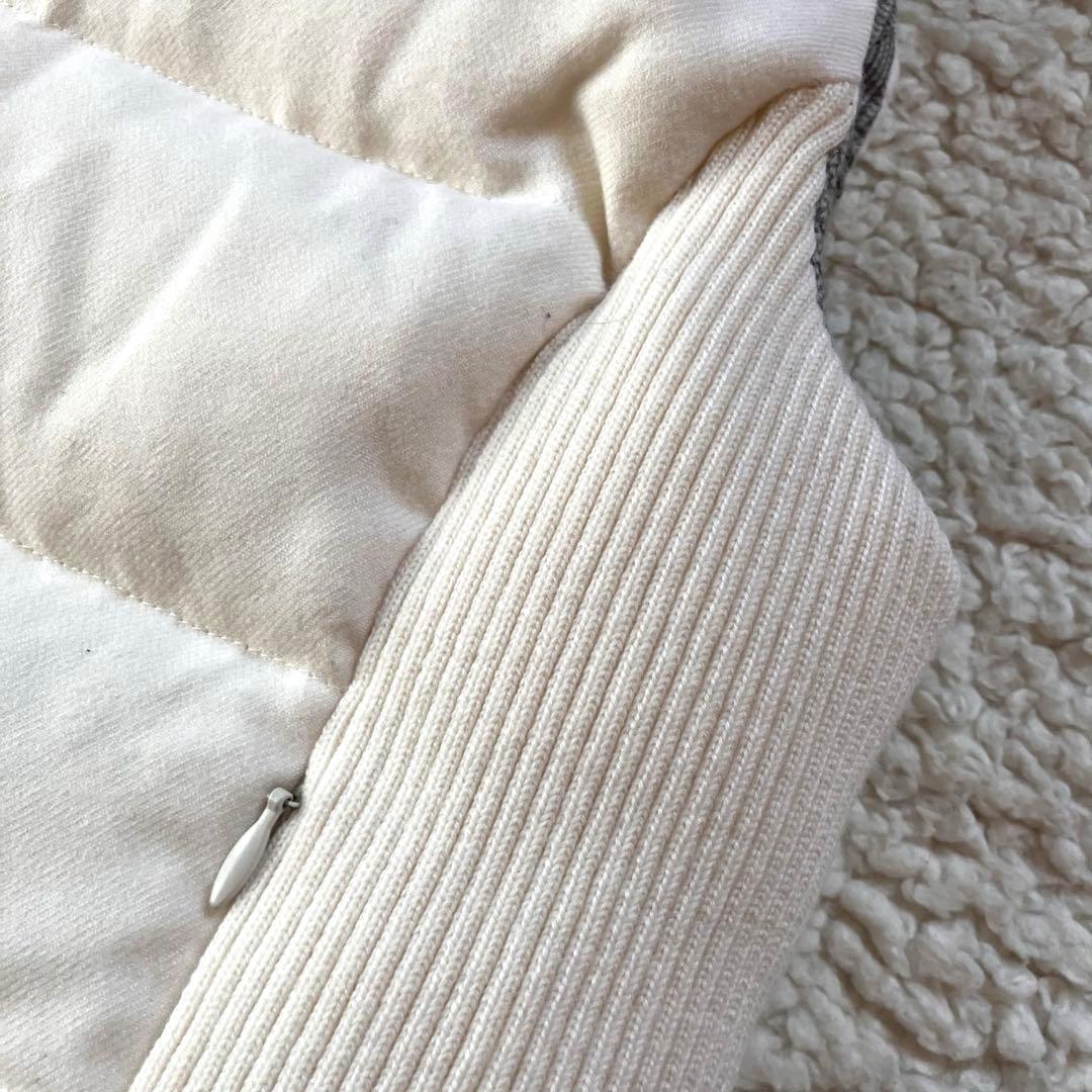 ANAYI 【2WAY リバーシブル】フォックス ファー ダウンベスト 38