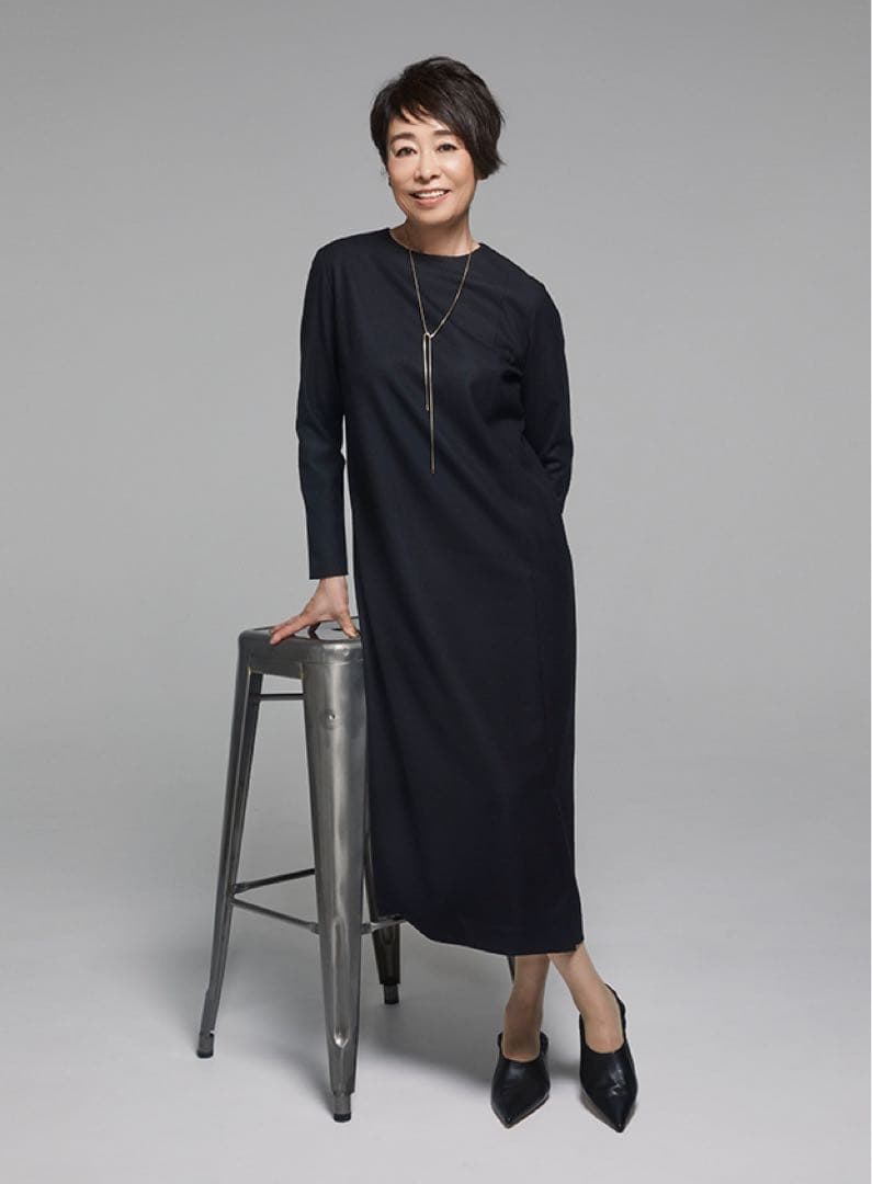 theory luxe 21AW ウォッシャブル SAXONY ワンピース