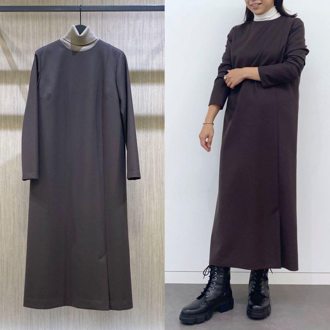 theory luxe 21AW ウォッシャブル SAXONY ワンピース