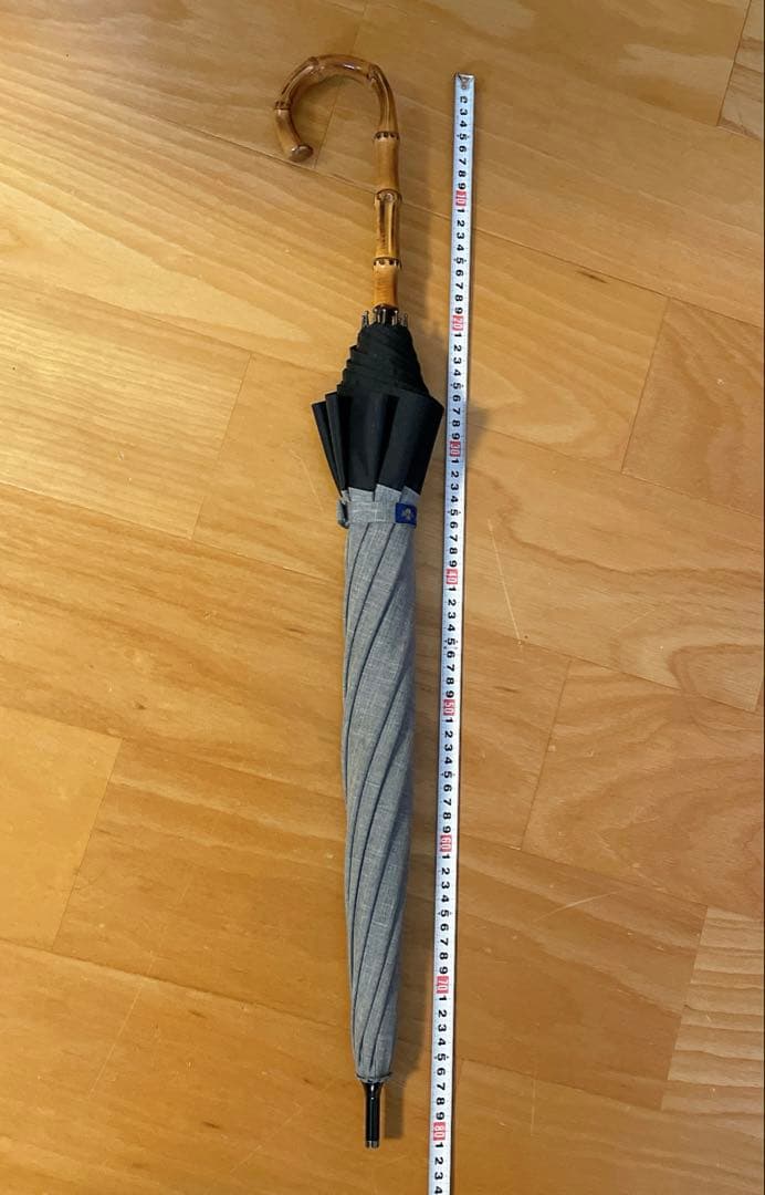 芦屋ロサブラン 100%遮光 ミドルコンビ ダンガリー グレー×ブラック