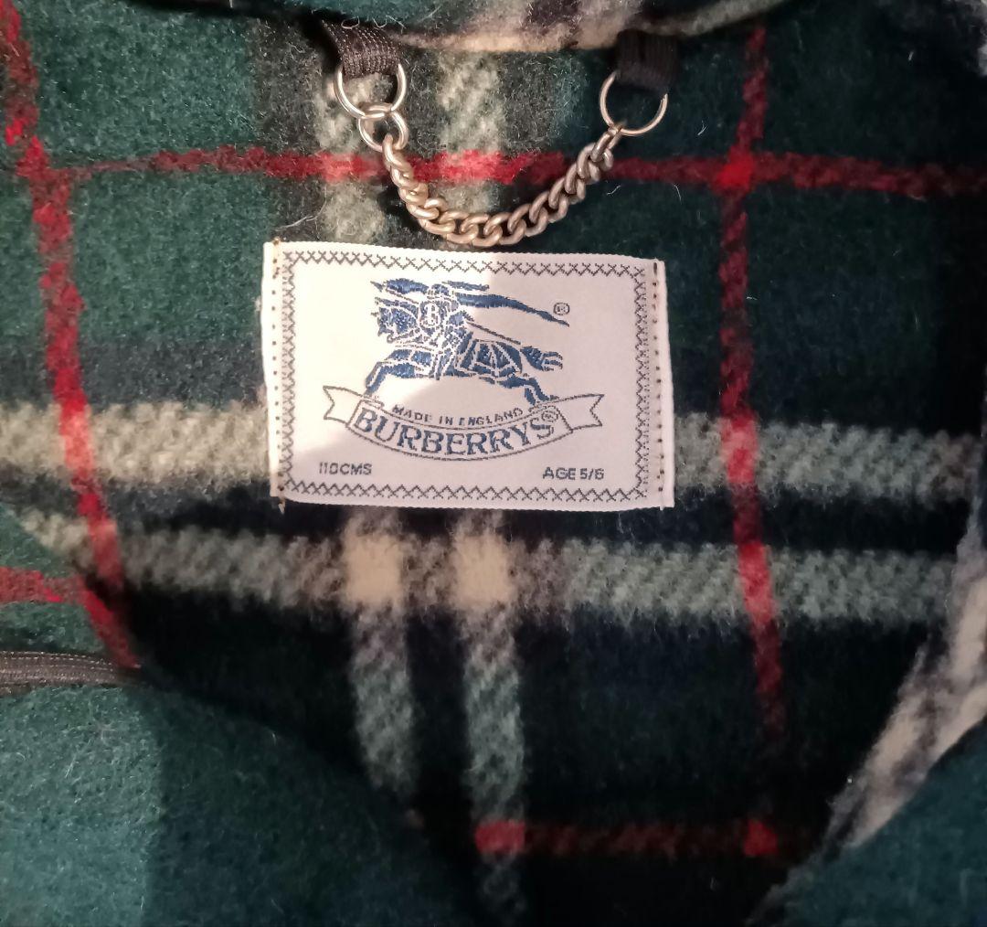 バーバリーズ Burberrys ダッフルコート キッズ 緑 グリーン
