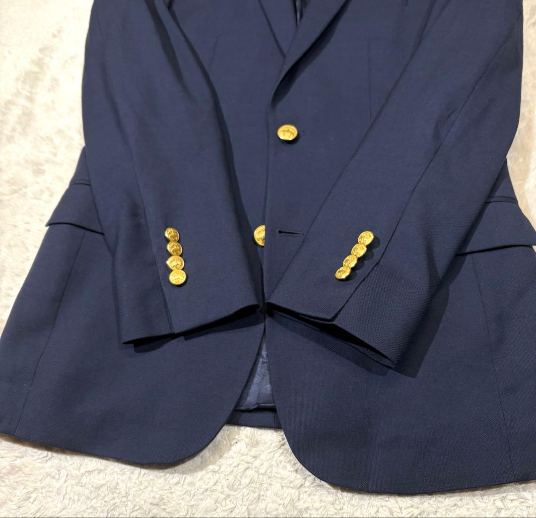 Brooks Brothers 紺ブレザー金ボタンTollegno MILANO