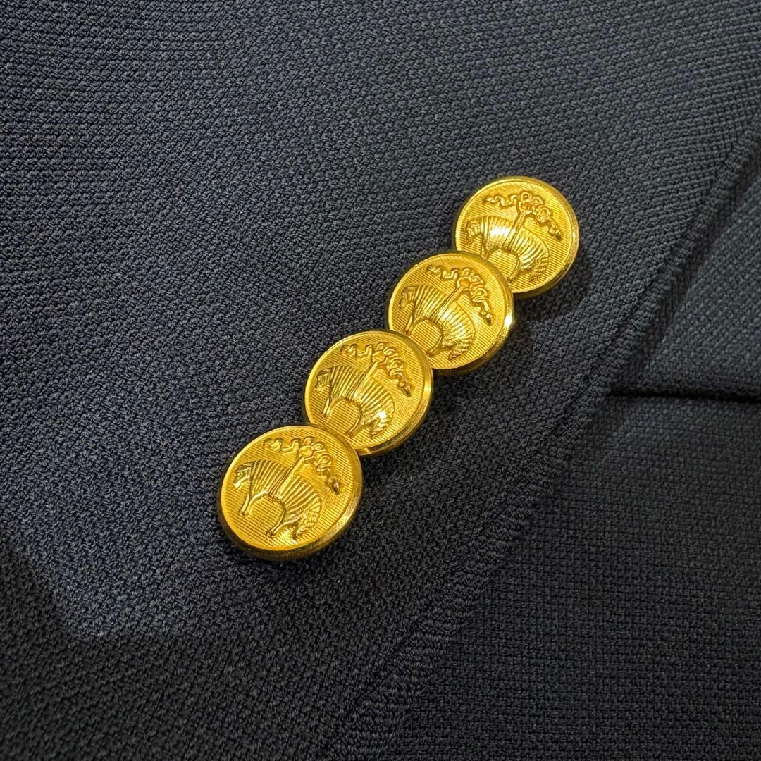 Brooks Brothers 紺ブレザー金ボタンTollegno MILANO