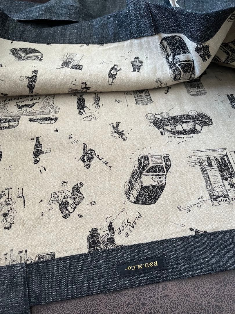 R&D.M.Co-/オールドマンズテーラー　別注　リバーシブルトートバッグ