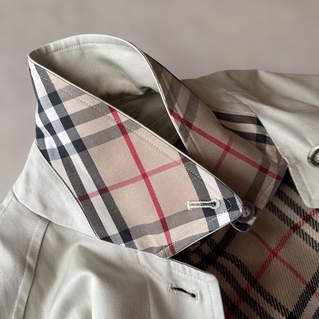 バーバリーBurberryライナー付きロングコート✨襟裏もノバチェック✨