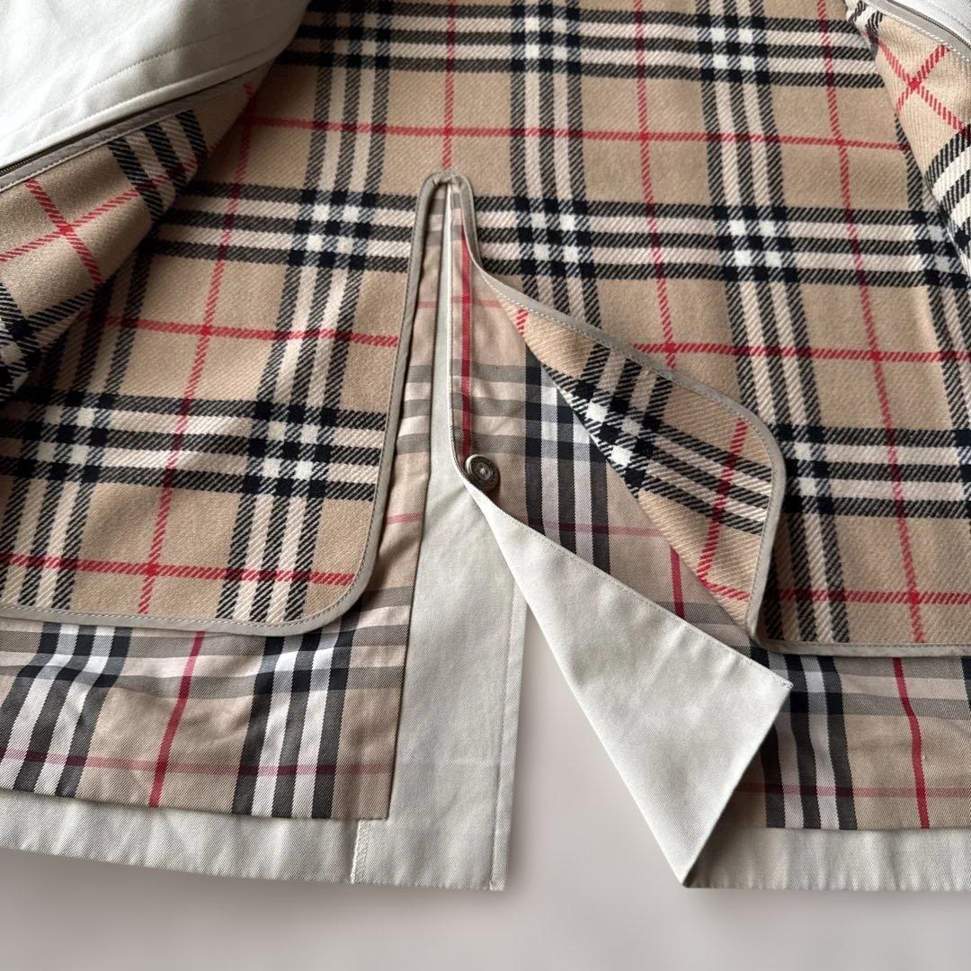 バーバリーBurberryライナー付きロングコート✨襟裏もノバチェック✨