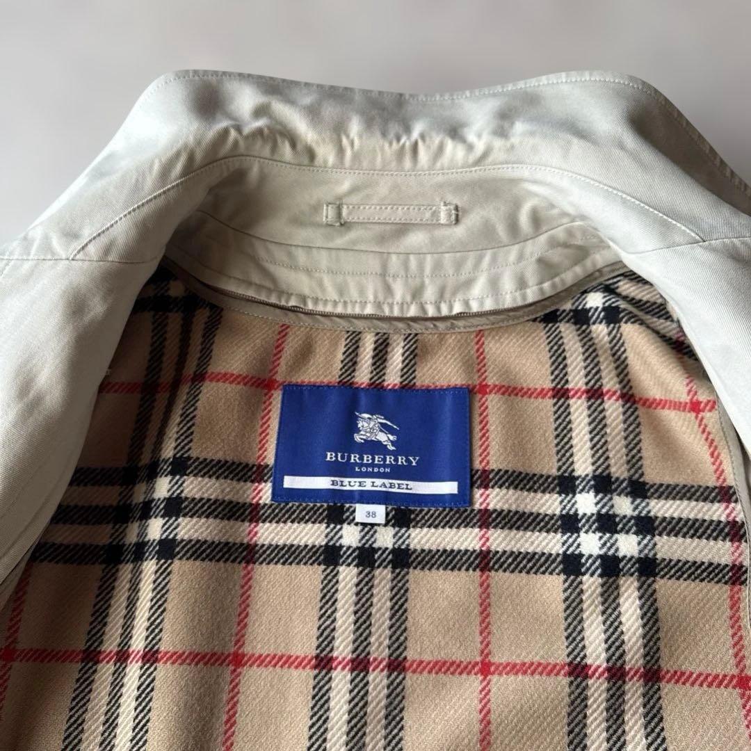 バーバリーBurberryライナー付きロングコート✨襟裏もノバチェック✨