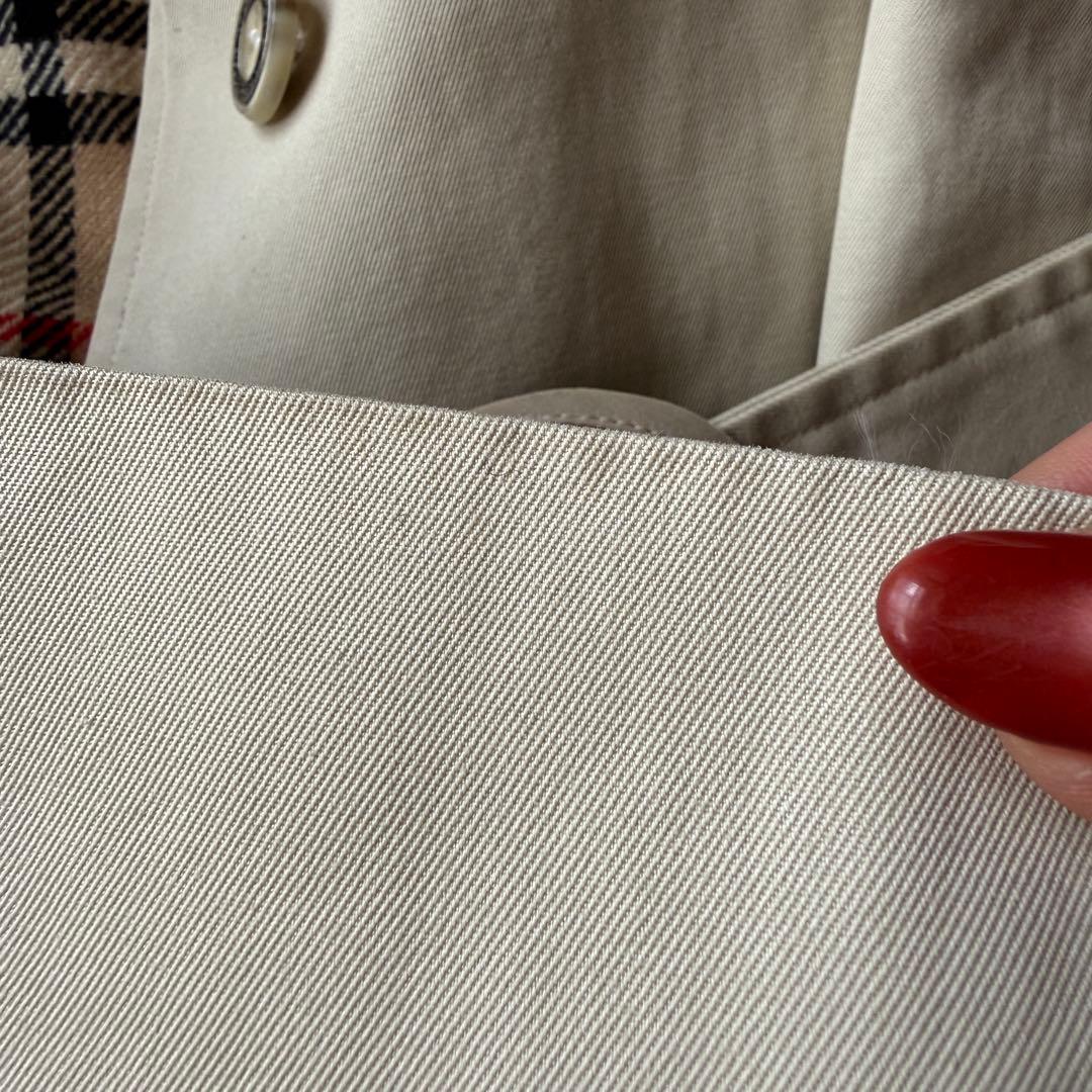 バーバリーBurberryライナー付きロングコート✨襟裏もノバチェック✨