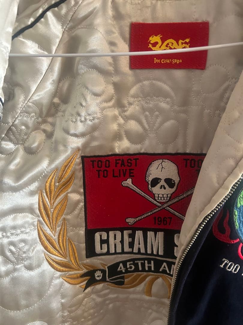 CREAM SODA 45周年記念リバーシブル別珍スタジャン