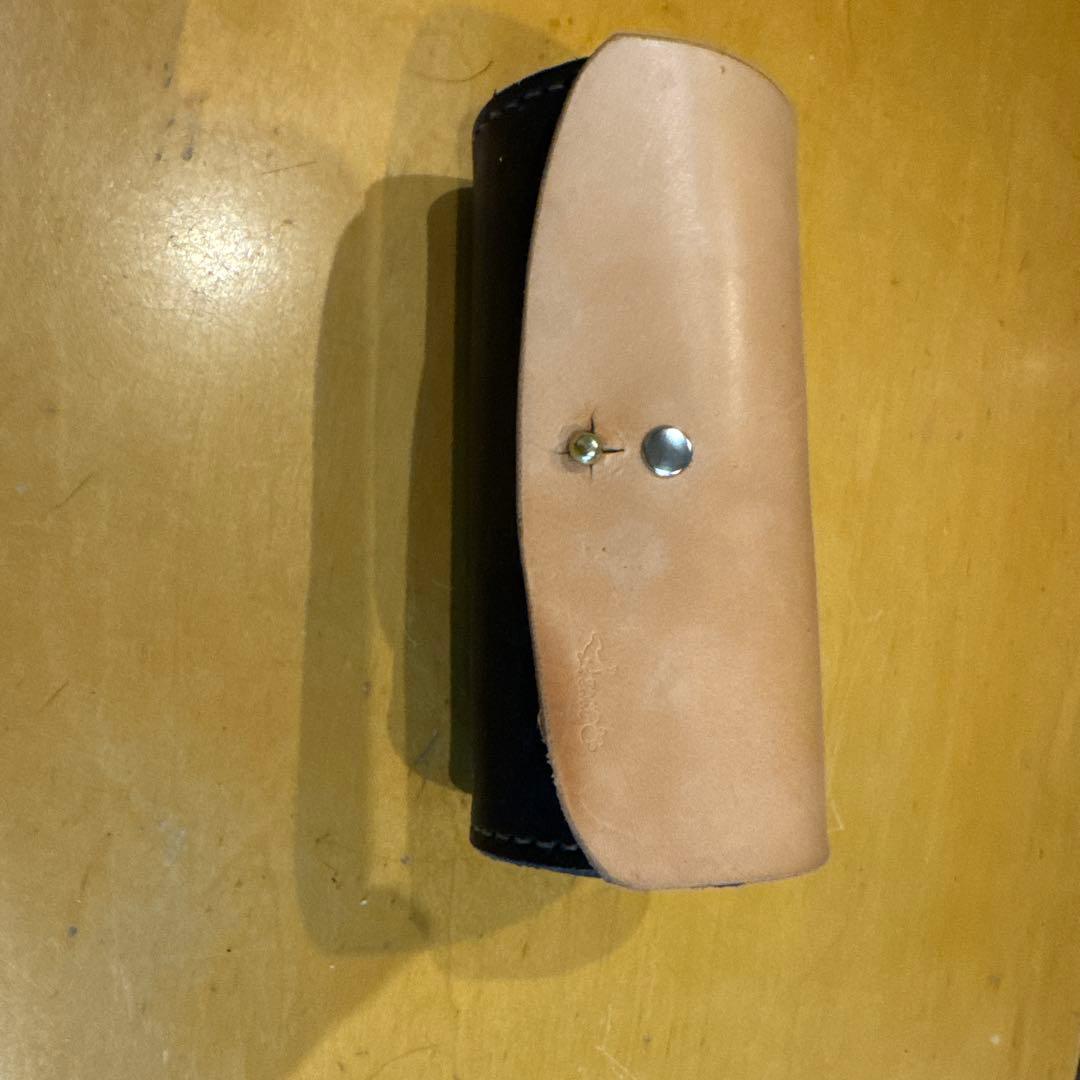 ゴルフポーチ　ハンドメイドレザークラフト