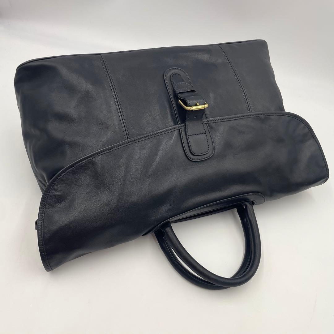 【激レア・美品】オールドコーチ　ボストンバッグ 2way グラブタンレザー 黒