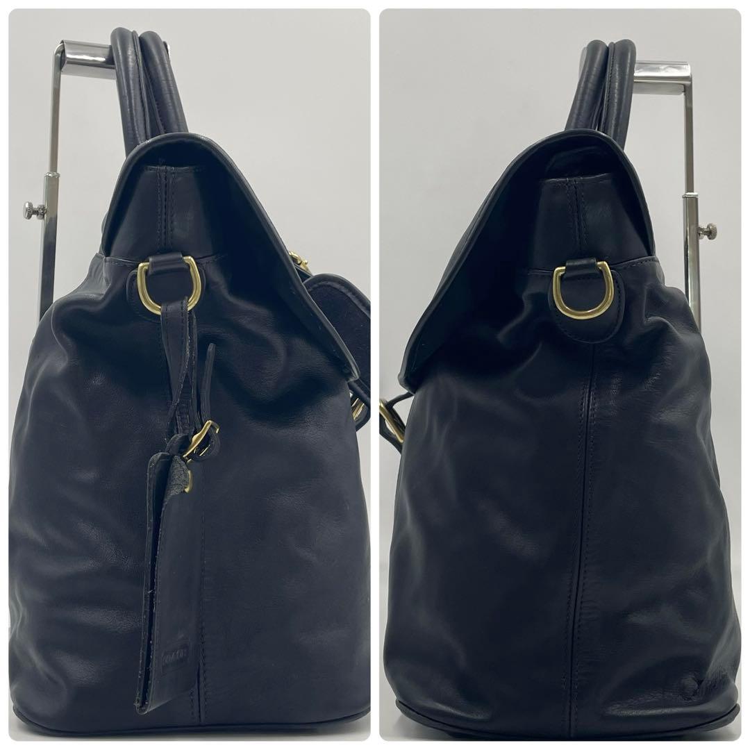 【激レア・美品】オールドコーチ　ボストンバッグ 2way グラブタンレザー 黒