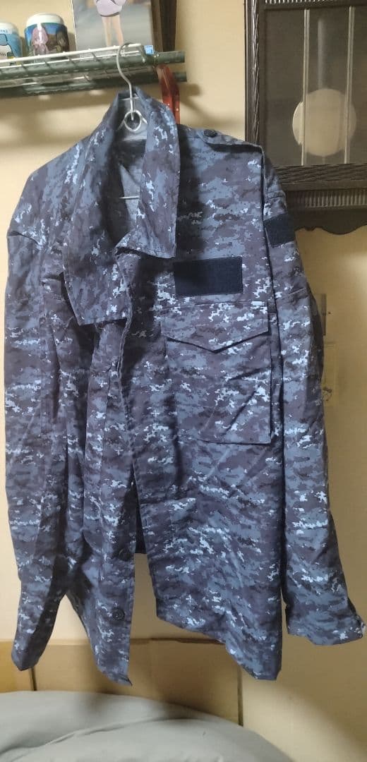 海上自衛隊 迷彩服上下帽子セット今月までの出品最終お値下げ
