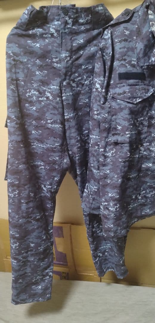 海上自衛隊 迷彩服上下帽子セット今月までの出品最終お値下げ