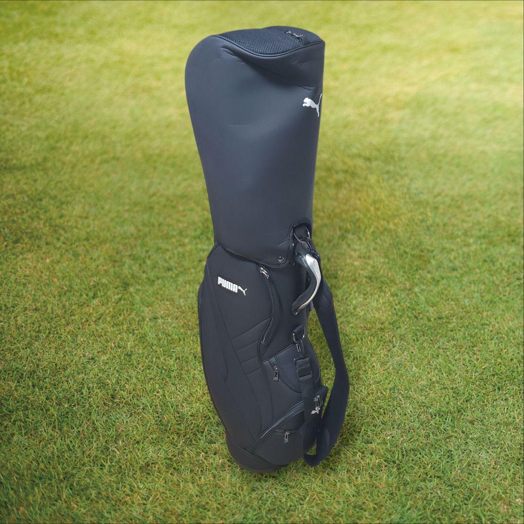 【美品】PUMA ゴルフ　キャディバッグ　ブラック