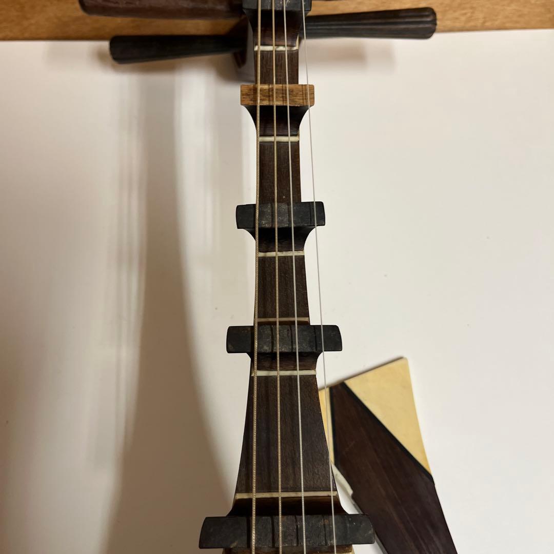 琵琶　撥つき　アンティーク　骨董