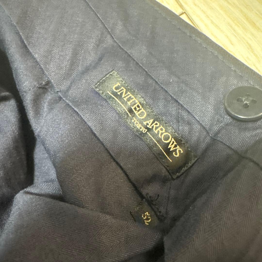 ユナイテッドアローズ セットアップ 52 XL 濃紺