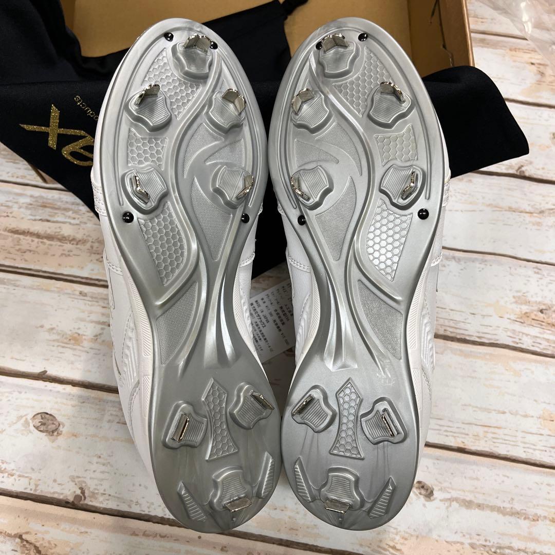 Xanax 紐式樹脂底スパイク　白　27.0㎝　新品