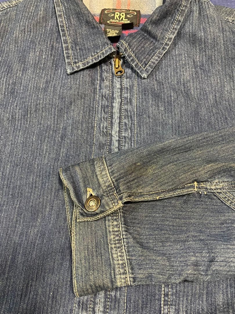 RRL ラルフローレンダークブルーデニムジャケット MADE IN USA