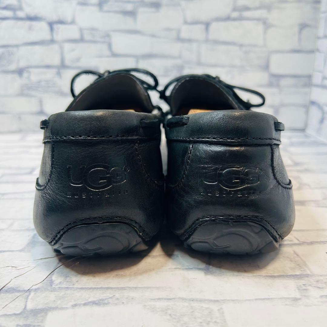 美品 UGG アグ ドライビングシューズ モカシン ブラック 28㎝