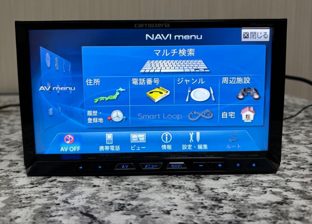 カロッツェリアAVIC-ZH99zp DVD/CD/TV/BT/USB