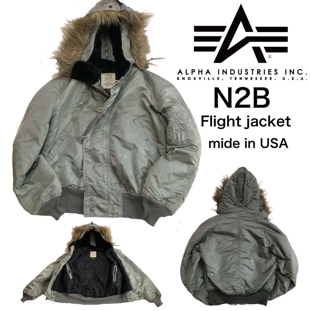 希少 90's USA製 ALPHA INDUSTRIES N-2B ジャケット