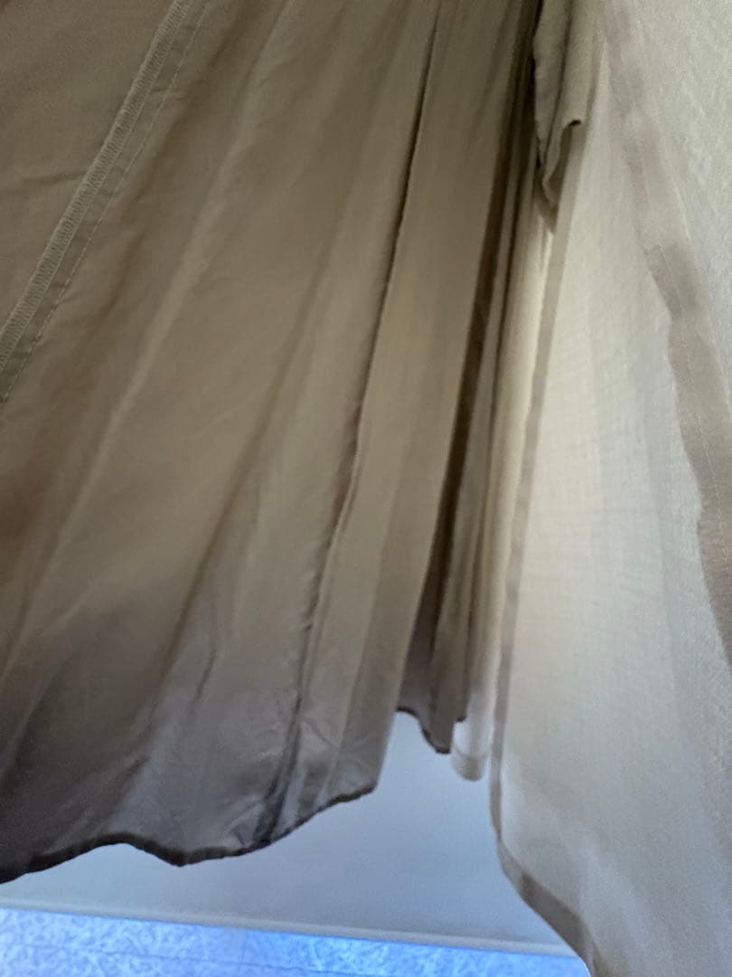 み*こ様 値下げ！ebure ノースリーブAラインワンピース ベージュ