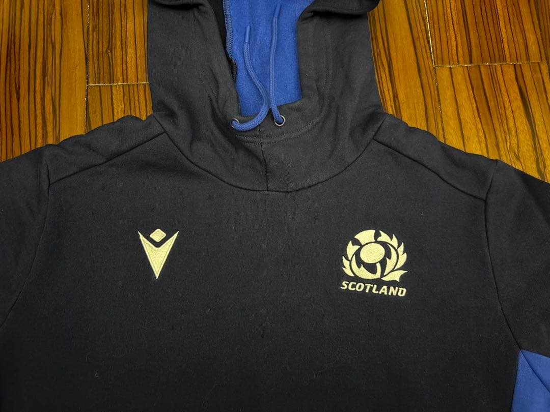 マクロン　ラグビー　スコットランド代表　チームフーディ　海外XL