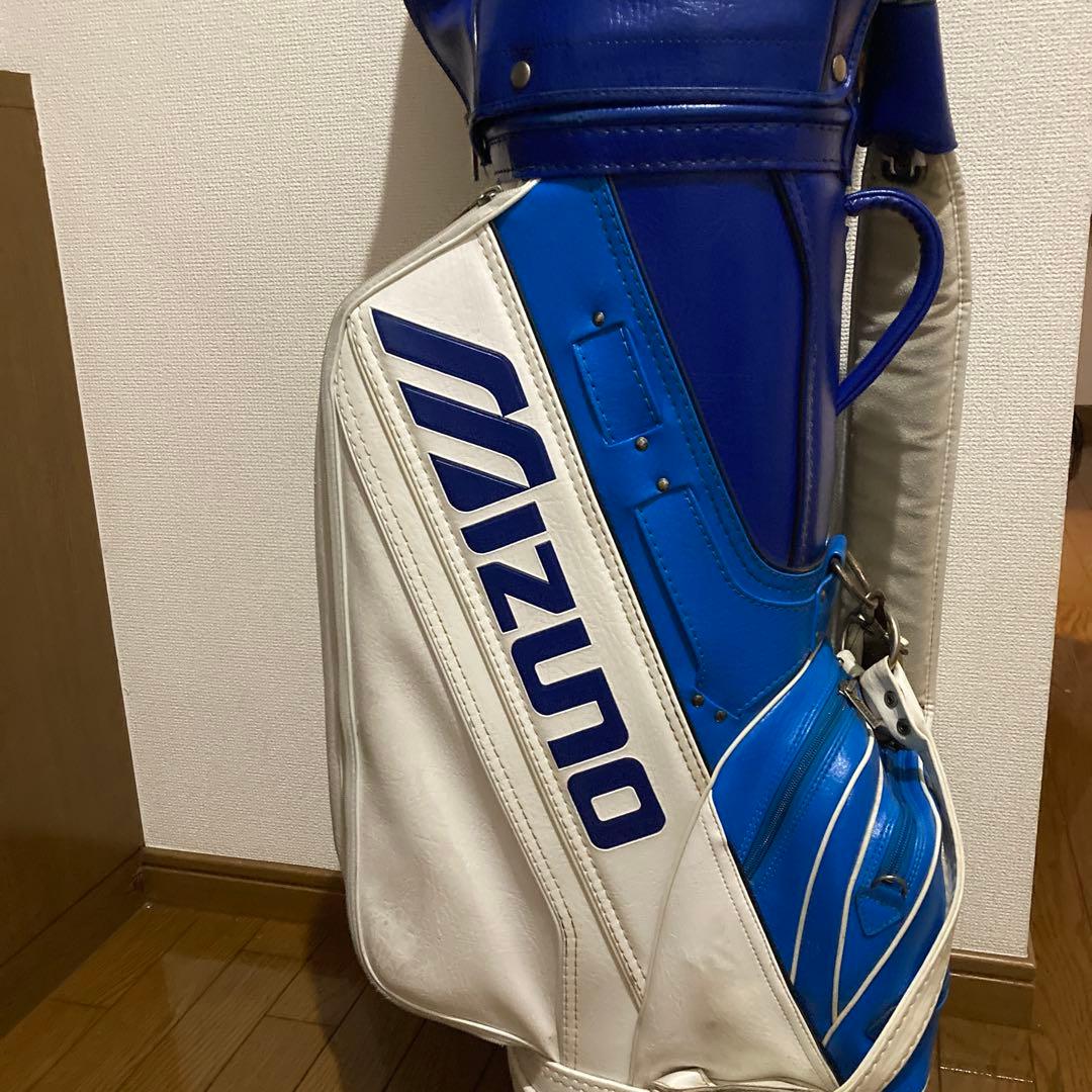 MIZUNO キャディバッグ 青/白