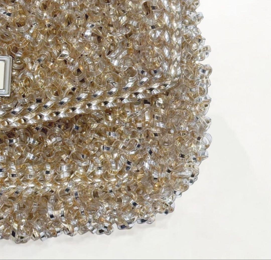 アンテプリマ ルケット シルバーゴールド 3way ワイヤーバッグ　ショルダー