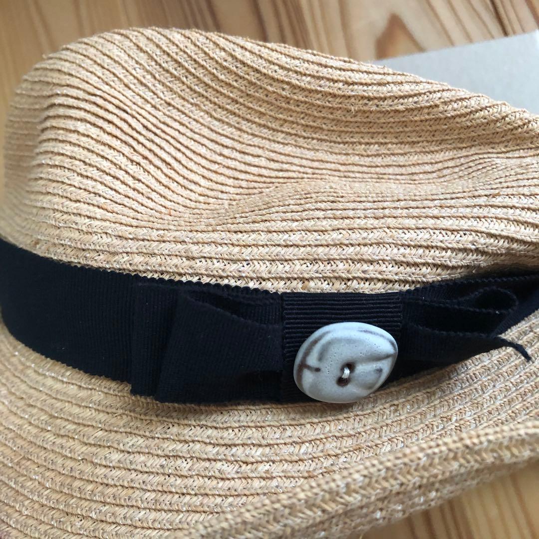 kuma-kuma　マチュアーハ バーズワーズ　コラボ ラフィアハット