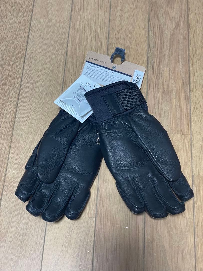 Hestra Vertical Cut ブラック グローブ　7.5