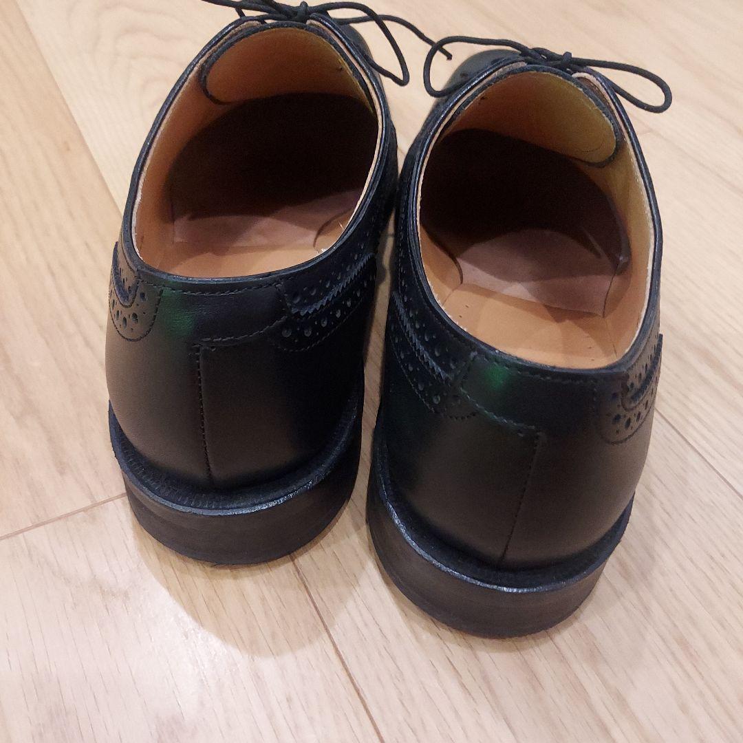 26cm REGAL 黒レザー ウィングチップ ドレスシューズ 日本製