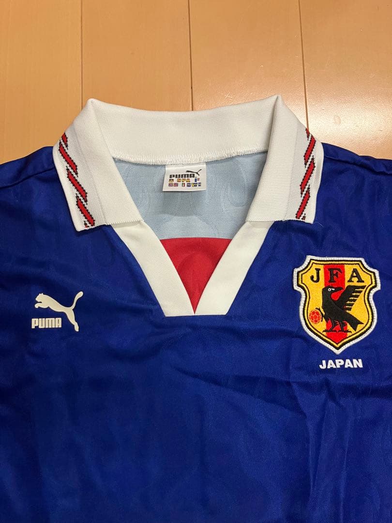 サッカー　日本代表　当時　ユニフォーム　Jリーグ　FIFA ワールドカップ　赤炎